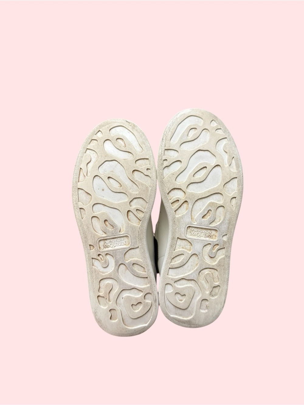 Alexander McQueen Oversized Sneaker White Black Lace-Up Low Top Size 37 - Picture 10 of 12